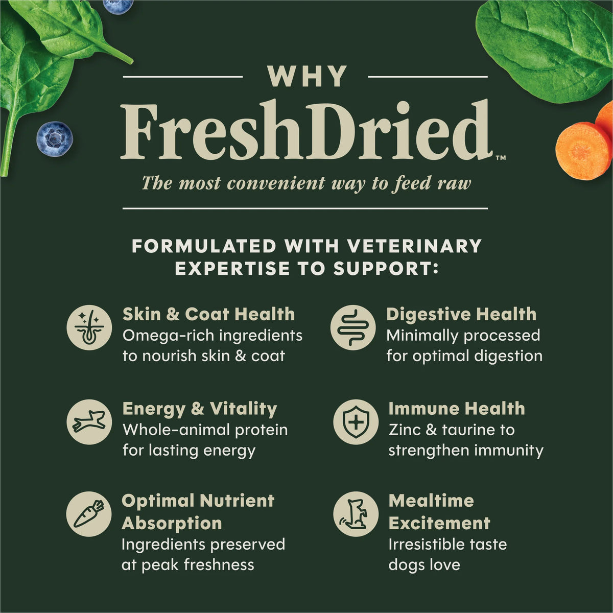 Instinct FreshDried Dog Food Beef & Wild Berries Blend