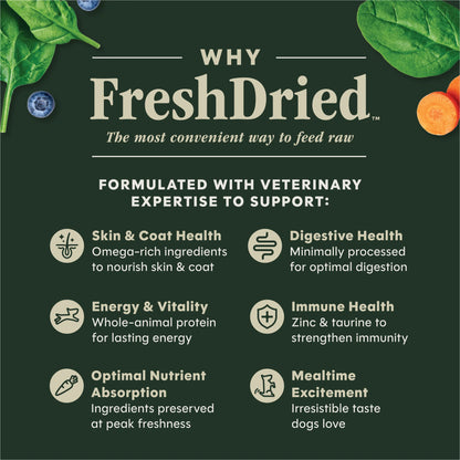 Instinct FreshDried Dog Food Beef & Wild Berries Blend