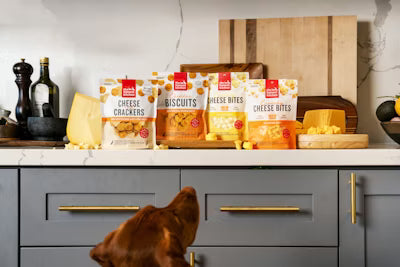The Honest Kitchen® Cheese and Crackers made with Cheddar & Beef Bone Broth Dog Treat 3.5oz