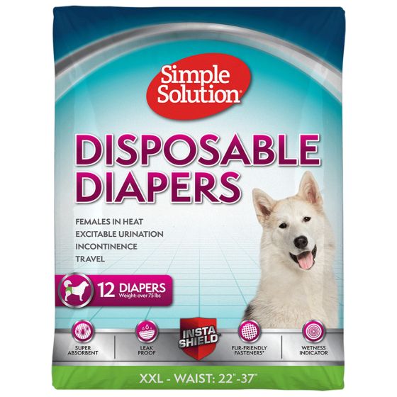 Simple Solution Disposable Female Diapers Dog